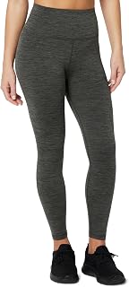 Amazon Essentials FormFlex Active Yoga Trousers, Super Soft, High Waist, 7/8 Length, 25 in Inseam and Contrast Hem for Women
