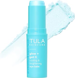 TULA 'Spresso Energizing Eye Balm Stick, 0.35 oz | Prebiotic extracts, caffeine & hyaluronic acid instantly cool, brighten with a rosy glow & hydrate to depuff tired eyes.