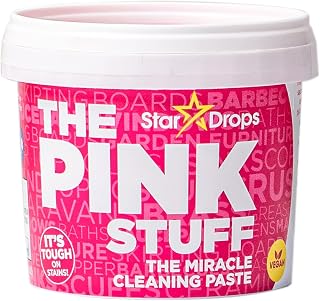Stardrops The Pink Stuff Miracle Cleaning Paste, 17.6 Oz | Powerful Indoor & Outdoor Cleaning Tough on Stains, Grease & Grime