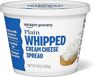 Amazon Grocery, Plain Whipped Cream Cheese Spread, 8 Oz