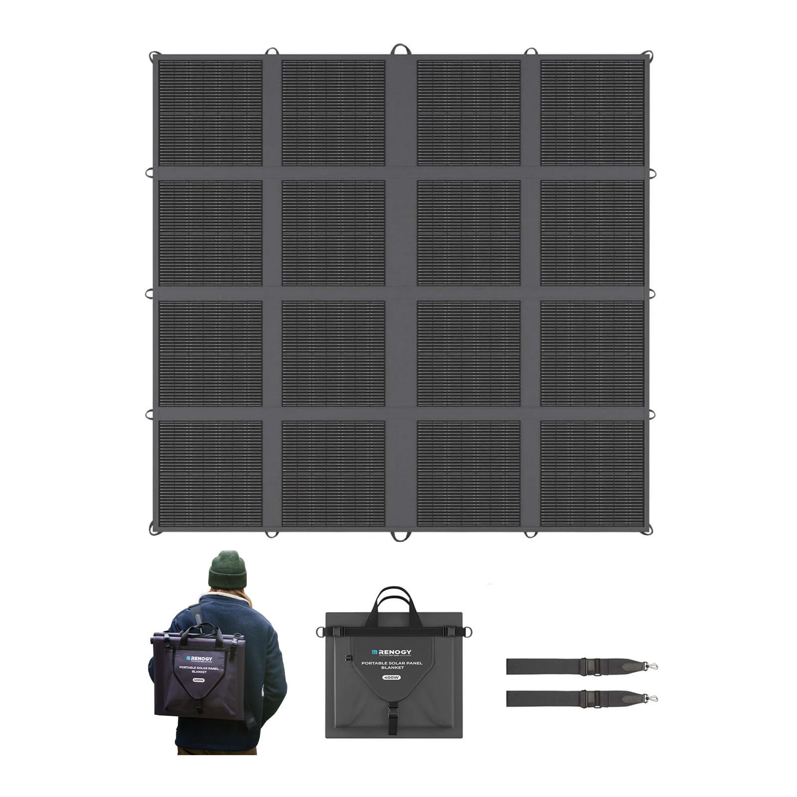 Renogy 400W Portable Solar Panel for Power Stations, 25% High Efficiency | N-Typ