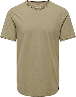 Only & Sons T-Shirt T-Shirts Long Line Fit Round Neck