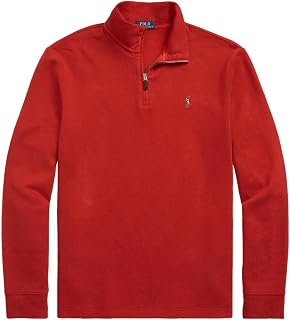 POLO RALPH LAUREN Men's Classic Estate-Rib Quarter-Zip Pullover Sweater