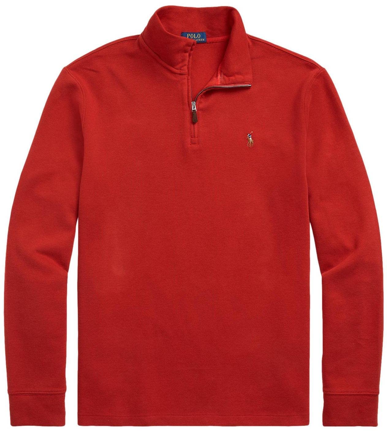 POLO RALPH LAUREN Men's Classic Estate-Rib Quarter-Zip Pullover Sweater