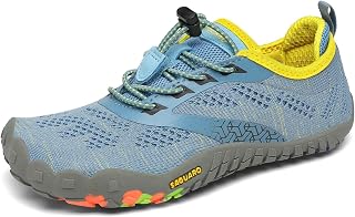 SAGUARO Children’s Barefoot Shoes, Breathable, Non-Slip Hiking Shoes, Lightweight, Soft Sports Shoes, Walking Shoes, Sizes EU 24–36 (UK Children’s 7 to Adult 3.5)