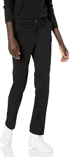 Amazon Essentials Women's Slim Fit Straight Leg Stretch Twill Chino Pant