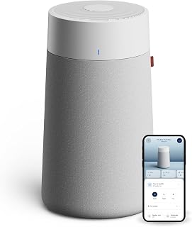 BLUEAIR Air Purifiers for Small Rooms, Bedroom, Cleans 1,052 sqft in one hour, HEPASilent Air Cleaner for Home, Baby, Nursery, Pets, Allergies - Blue Pure 411i Max