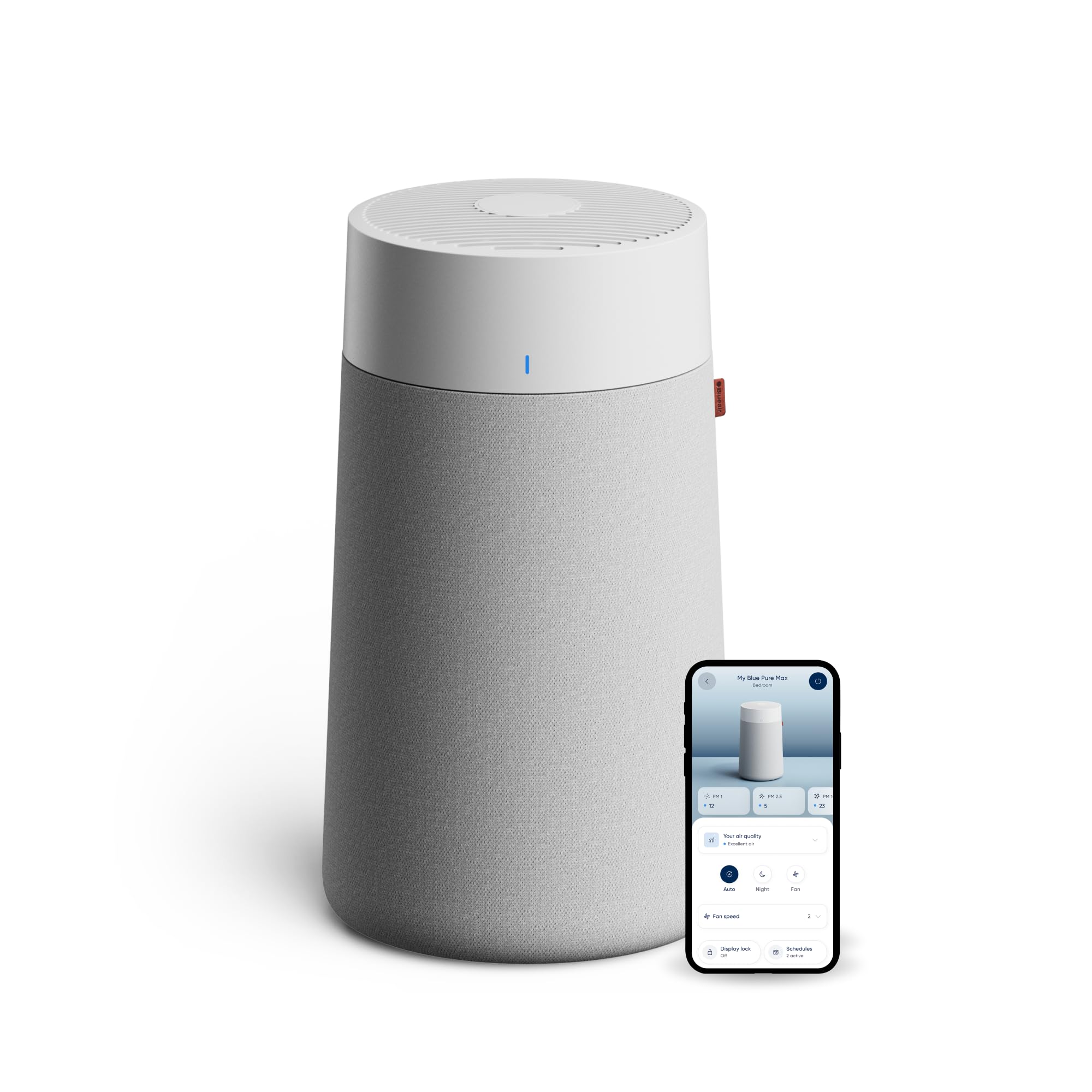 BLUEAIR Air Purifiers for Small Rooms, Bedroom, Cleans 1,052 sqft in one hour, H