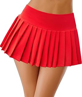 Avidlove Skirts for Women Y2K Casual Pleated Mini Skirt Cheer Pleated Short Skirt