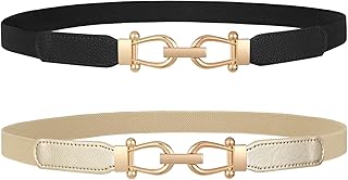 JASGOOD Leather Belt for Women Plus Size Black Casual Waist Belt for Jeans Pants with Metal Buckle
