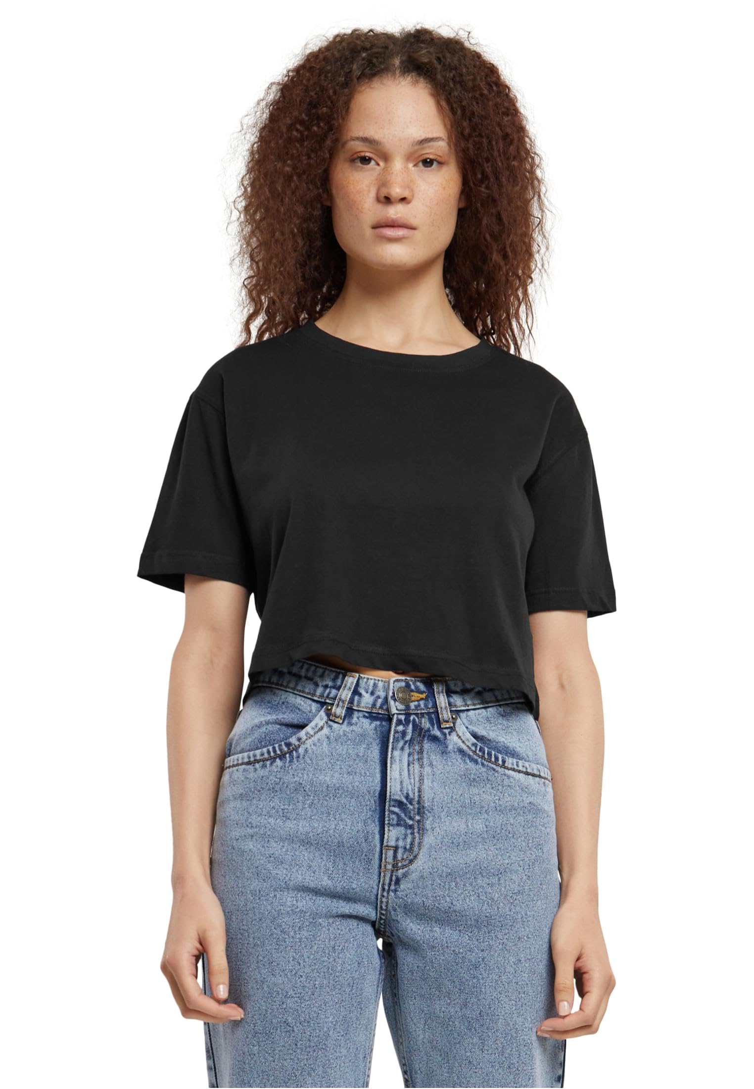 Urban Classics Women's Ladies Short Oversized Tee T-Shirt (Pack of 1)