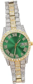 BESPORTBLE Steel Band Quartz Watch for Men Calendar Stylish and Unique Design for Business Occasions