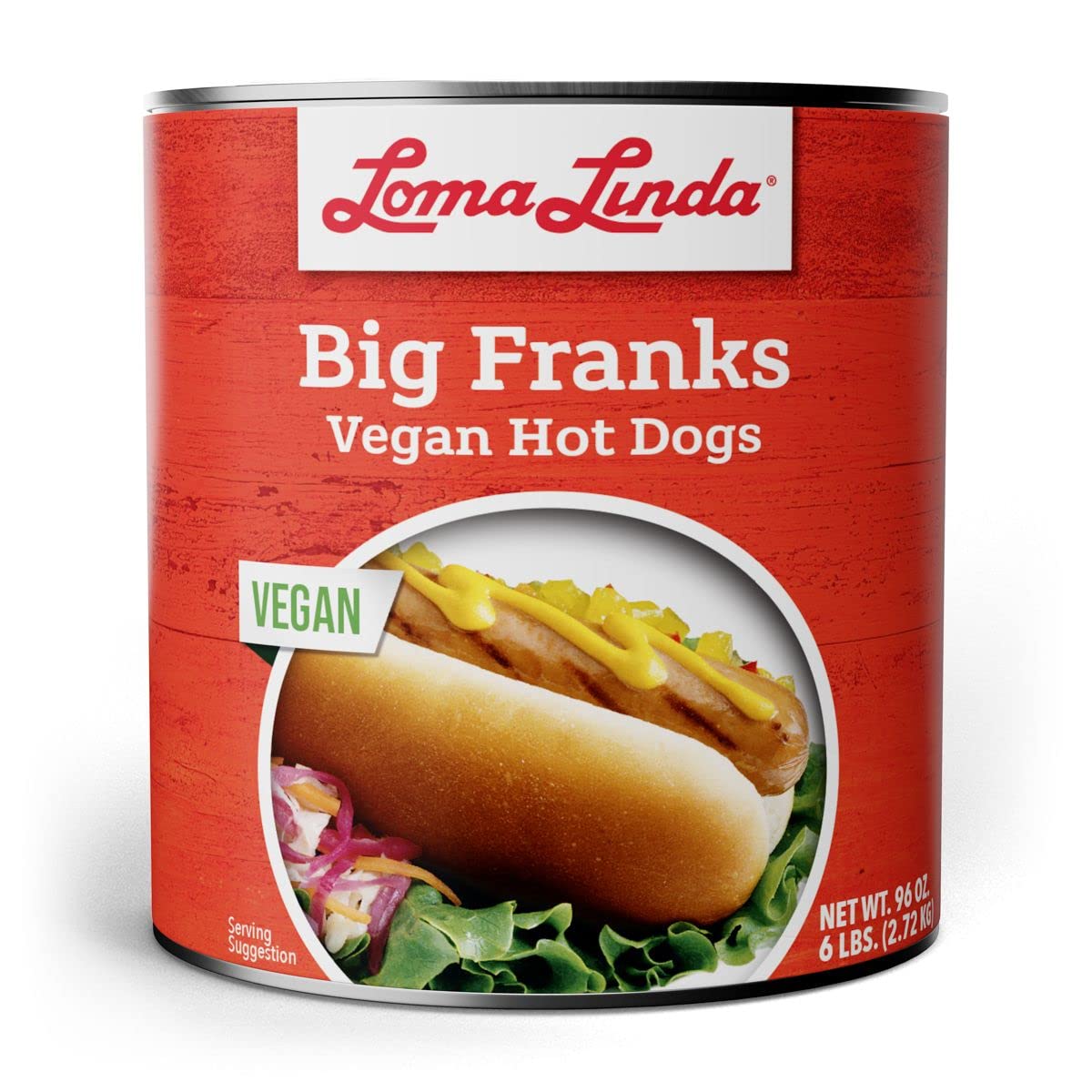 Loma Linda - Plant-Based - Big Franks (96 oz.) - Kosher
