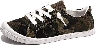 Women's Slip-On Canvas Sneakers, Low Top Walking Shoes
