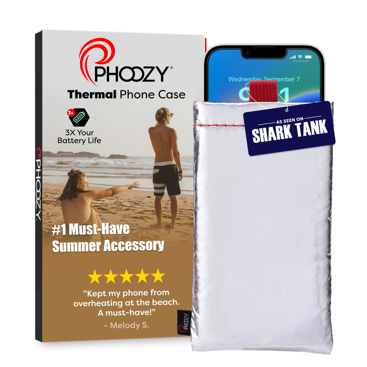 PHOOZY Apollo Thermal Phone Case | Insulated Phone Pouch Extends Battery Life 3X