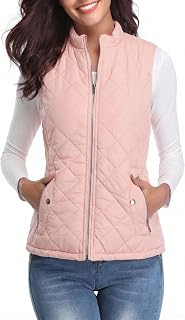 fuinloth Women's Sleeveless Vest Spring Autumn Winter Waistcoat
