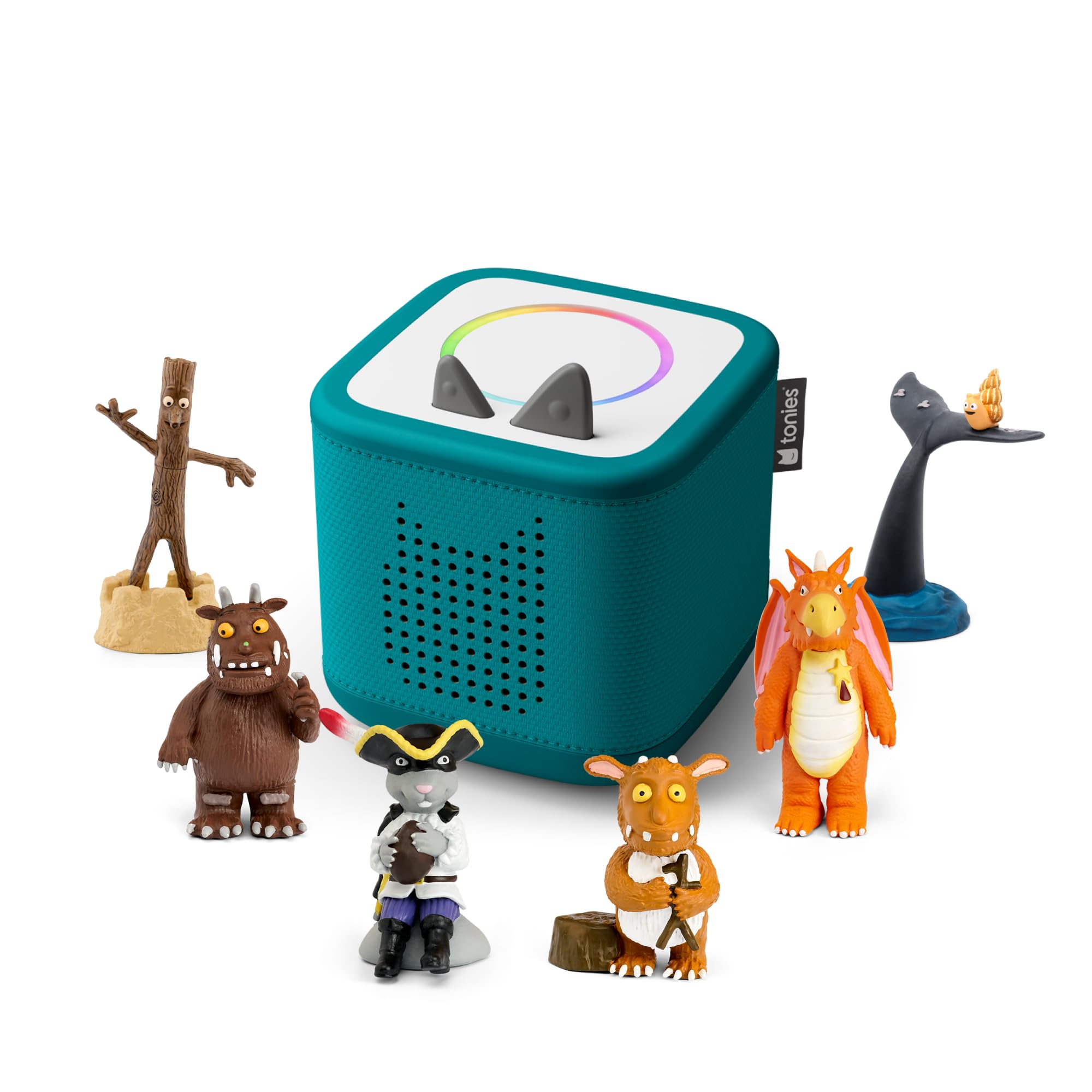 Toniebox 2 Audio Player Julia Donaldson Bundle for Kids 3+ with Stick Man, Snail
