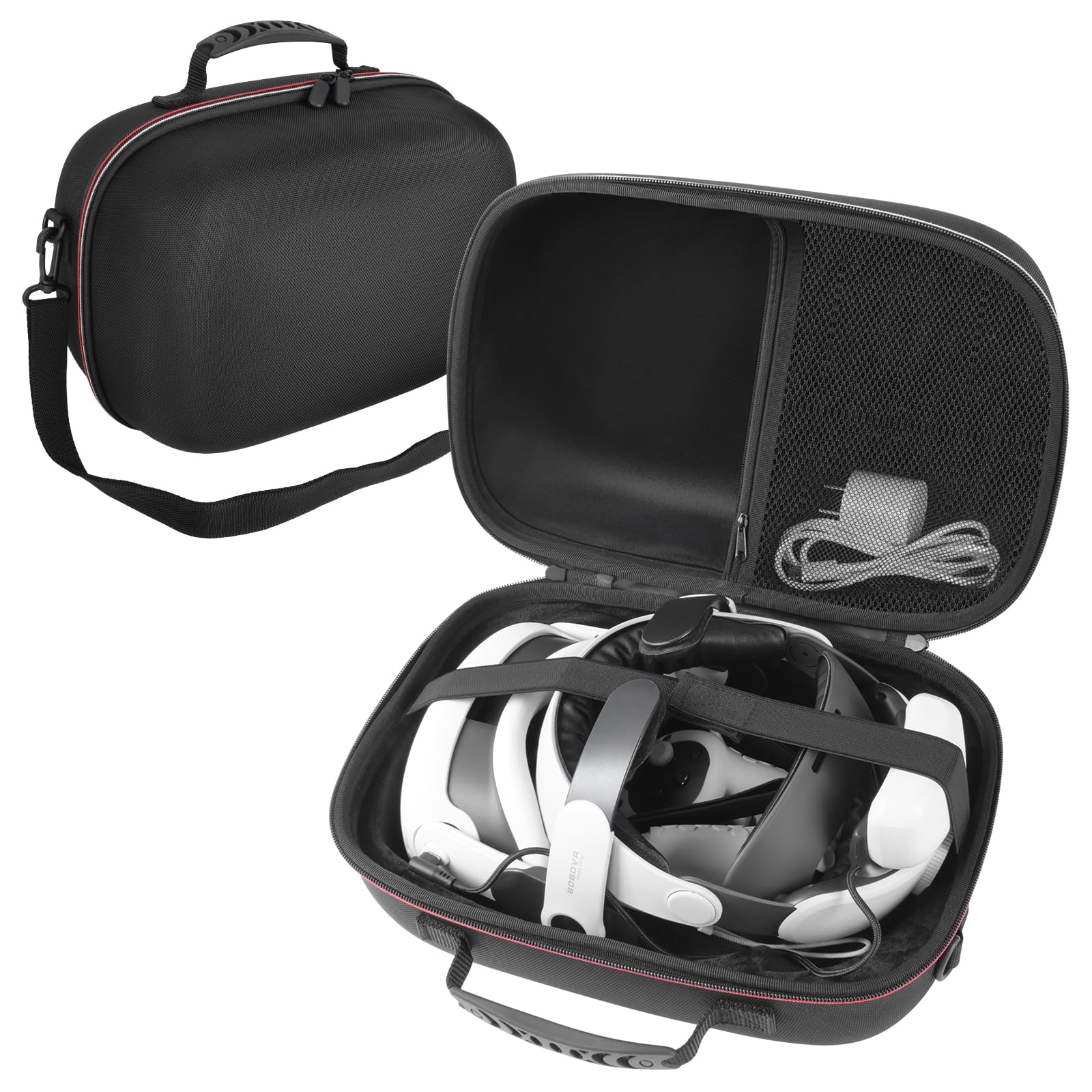 ARVOK Carry Case for Meta Quest 3S/3/2/Oculus Quest 3/2/Pro/Pico 4, Case for Kiw