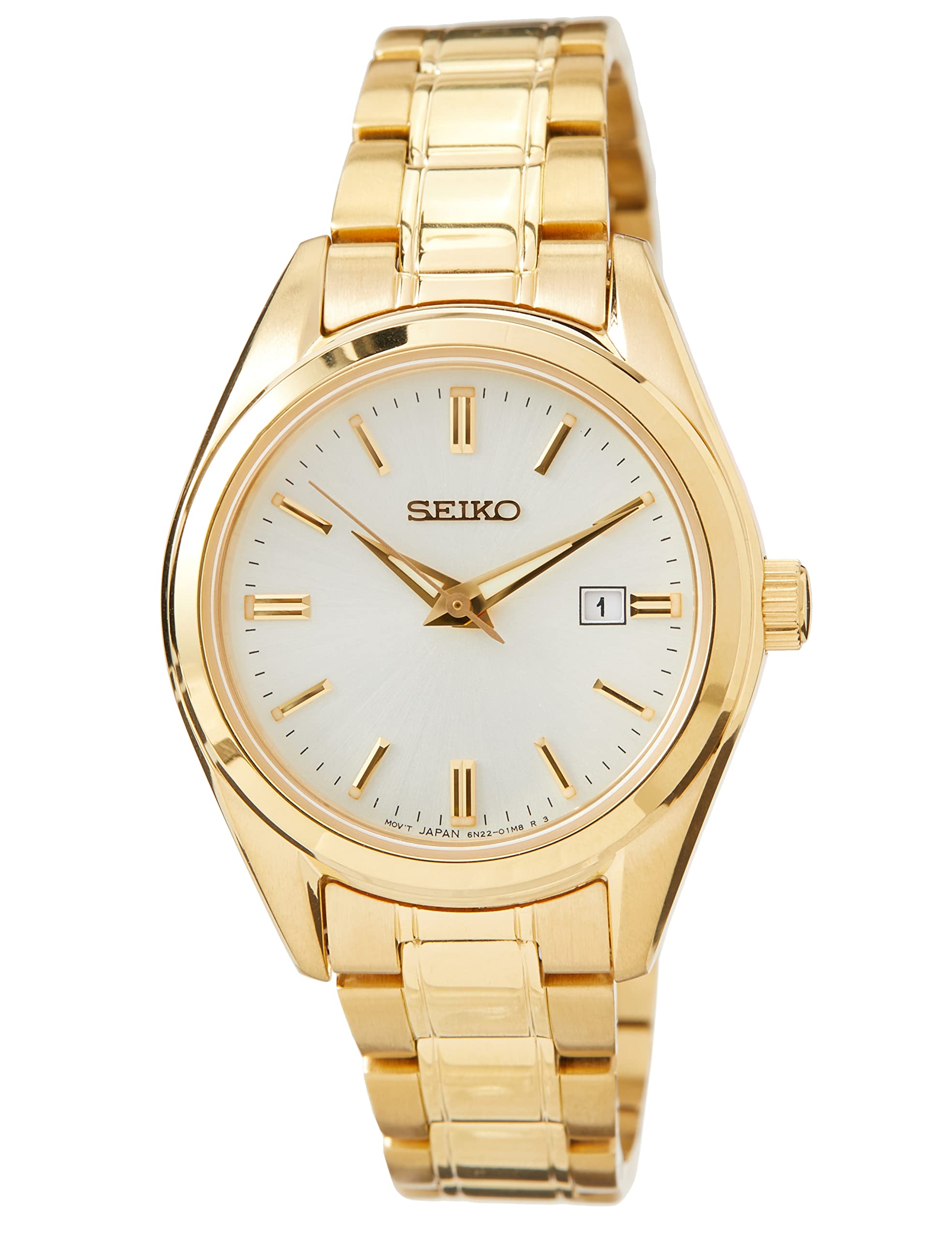 Seiko UK Limited - EU Quartz analogique Montre avec Bracelet en Acier Inoxydable
