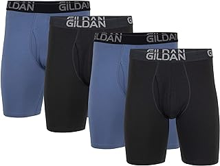 Gildan Pack of 5 Men's Stretch Cotton Boxer Shorts