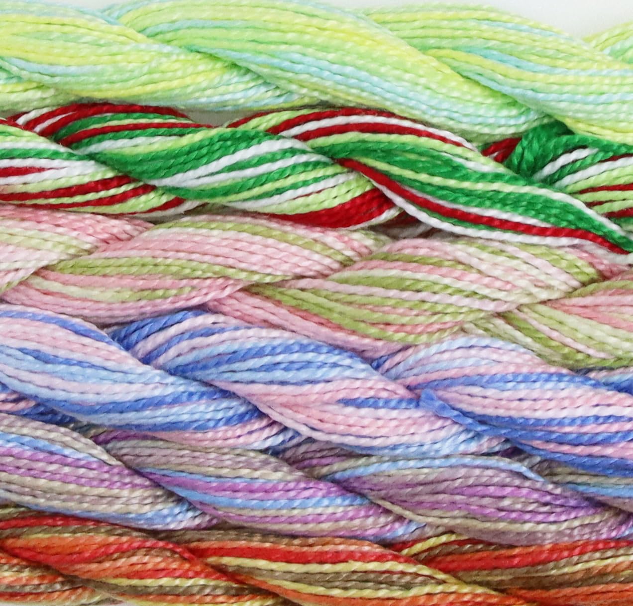 KCS 162 Yards(150 Meters) Mercerized Pearl Cotton Crochet Needlepoint Thread,Siz