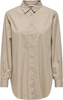 Only Onlnora Women's T-Shirt Wvn Noos Size L/S Women's Shirt