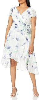 DKNY Women's faux wrap dress