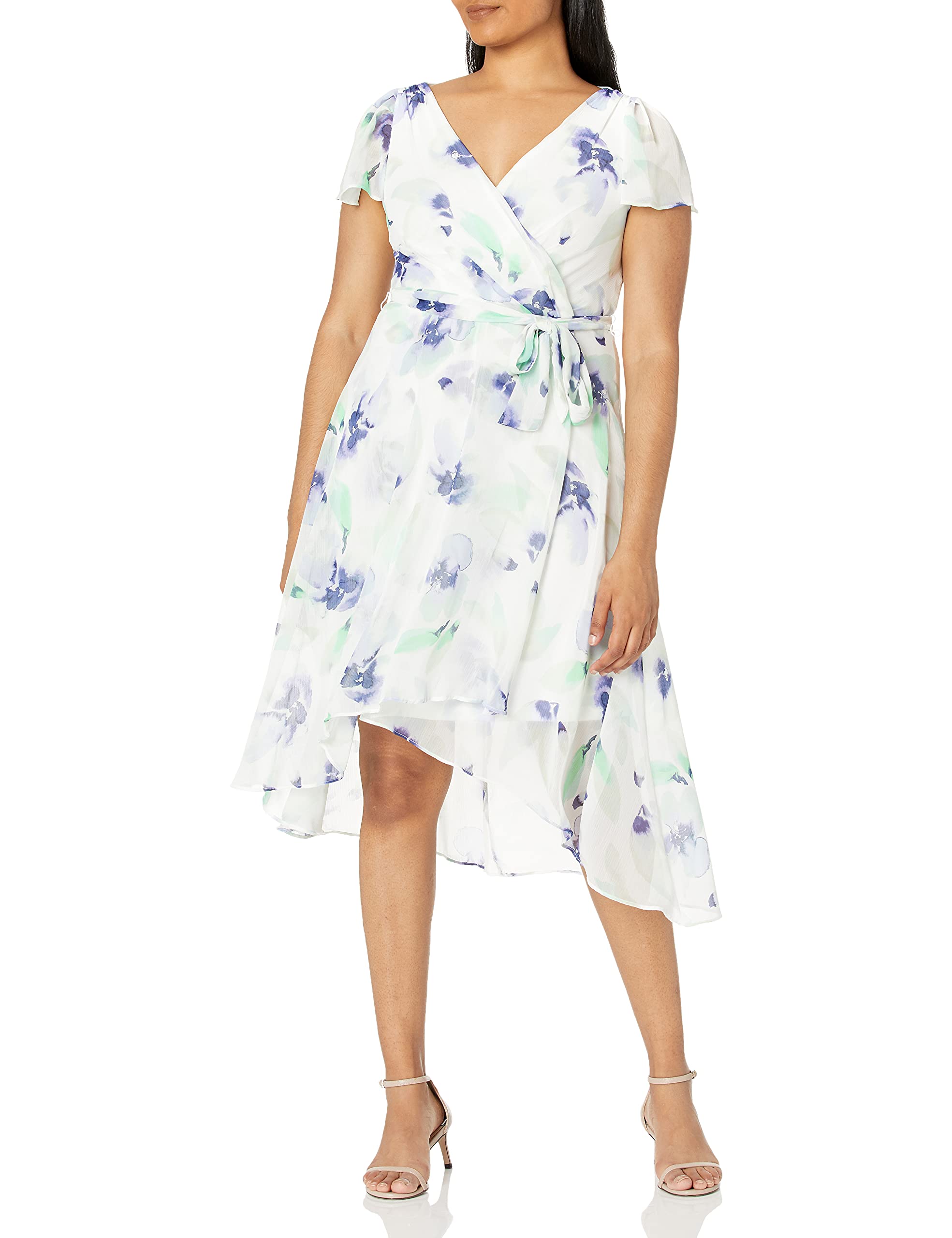 DKNY Women's faux wrap dress