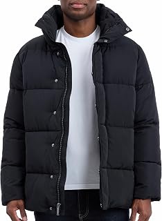 Michael Kors Mens Heavyweight Puffer Jacket, Cold Weather Puffer, Winter Jackets for MenPuffer