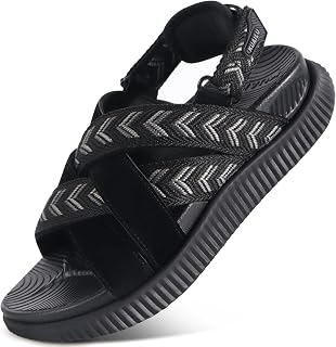 KuaiLu Womens Orthopedic Walking Sandals with Memory Foam Arch Support