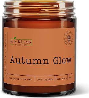 Wickless Fall Scented Candles for Candle Warmer Lamp, Many Scents to Choose, 100% Non-Toxic Soy Wax, Candle Melts for Warming Plate, Handmade in The USA (Autumn Glow)