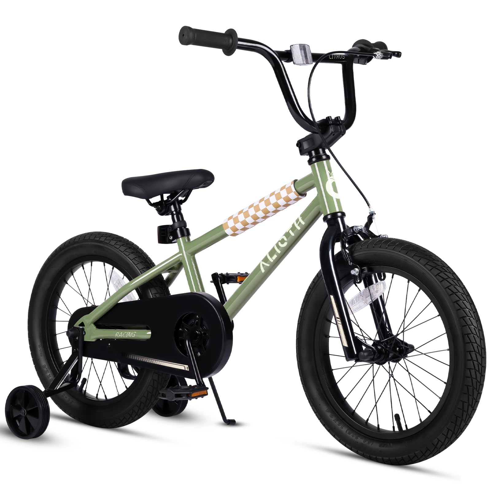 vollsch BMX Style 12 14 16 Inch Kids Bike Training Wheels 20'' Bicycle with Kick