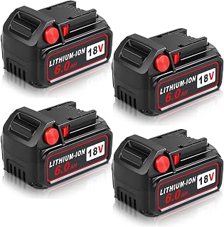 Aoasur 4-Pack 6.0Ah Replacement Battery Compatible with Milwaukee M -18 18v 6000mAh