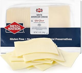 Dietz & Watson Deli-Sliced White American Cheese, 12 oz