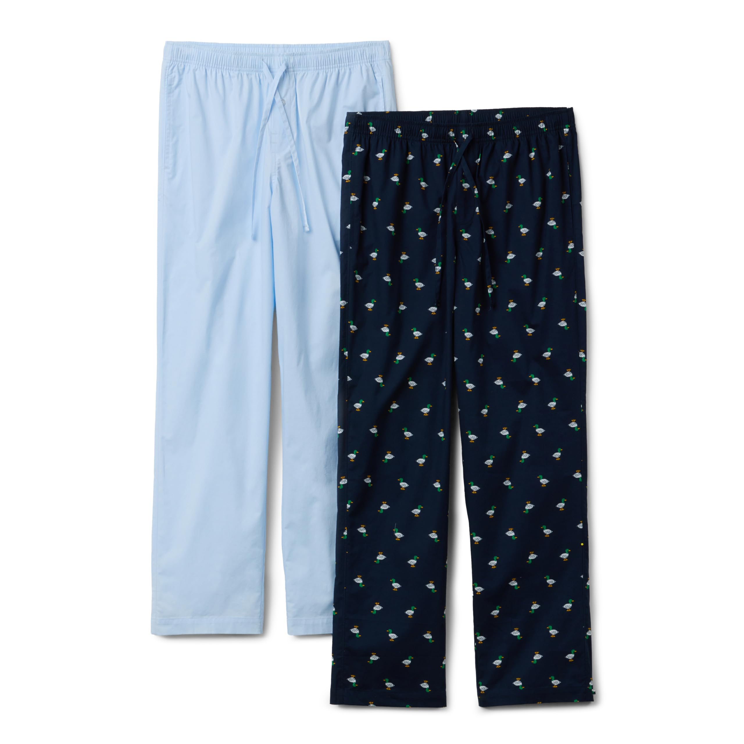 Amazon Essentials Men's Cotton Stretch Poplin Full-Length Pajama Bottoms