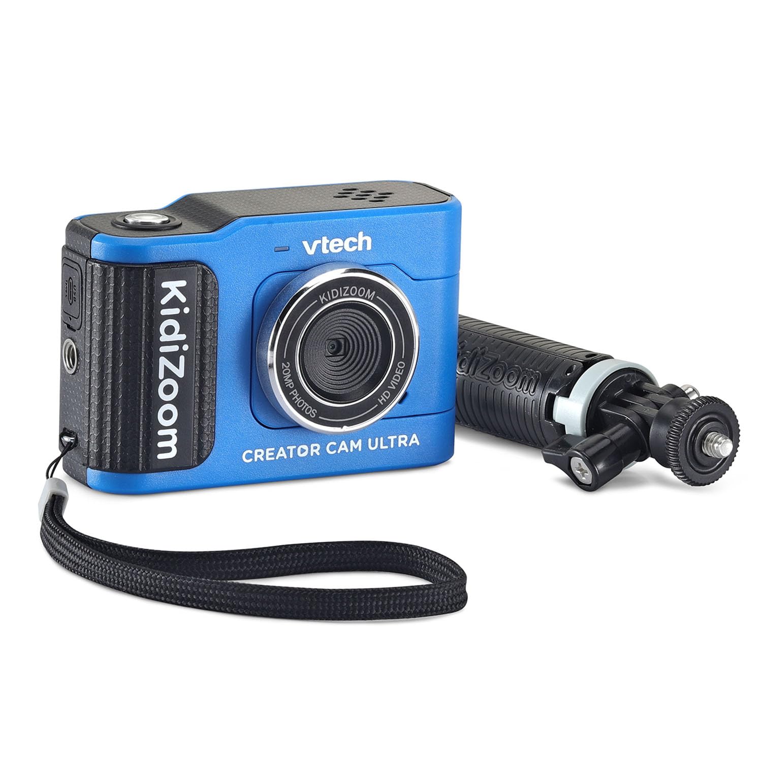 VTech KidiZoom Creator Cam Ultra - Rechargeable Camera with Tripod, Blue