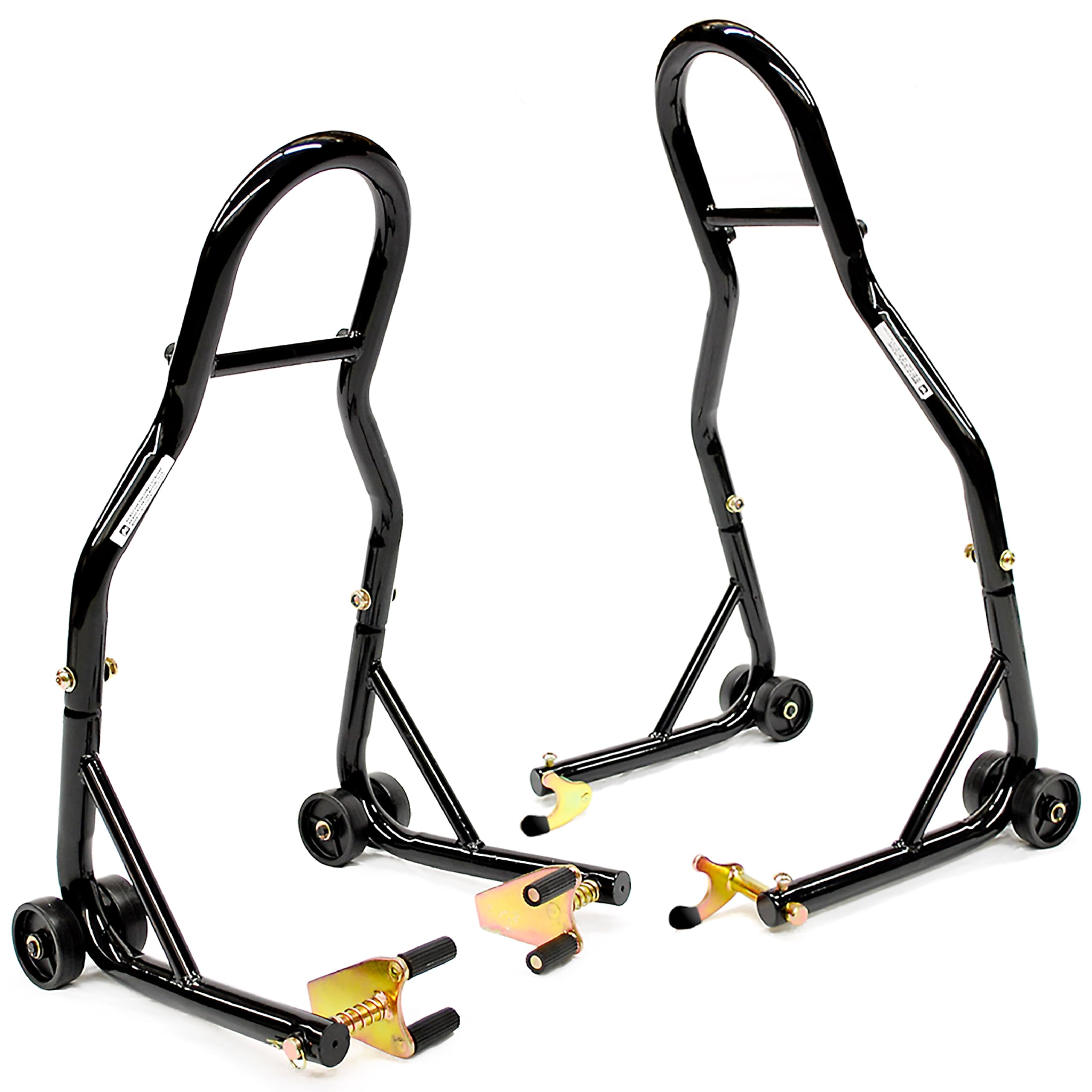 Venom Motorcycle Stand Lift, Front & Rear Combo 850 lbs Capacity Universal Fit, 