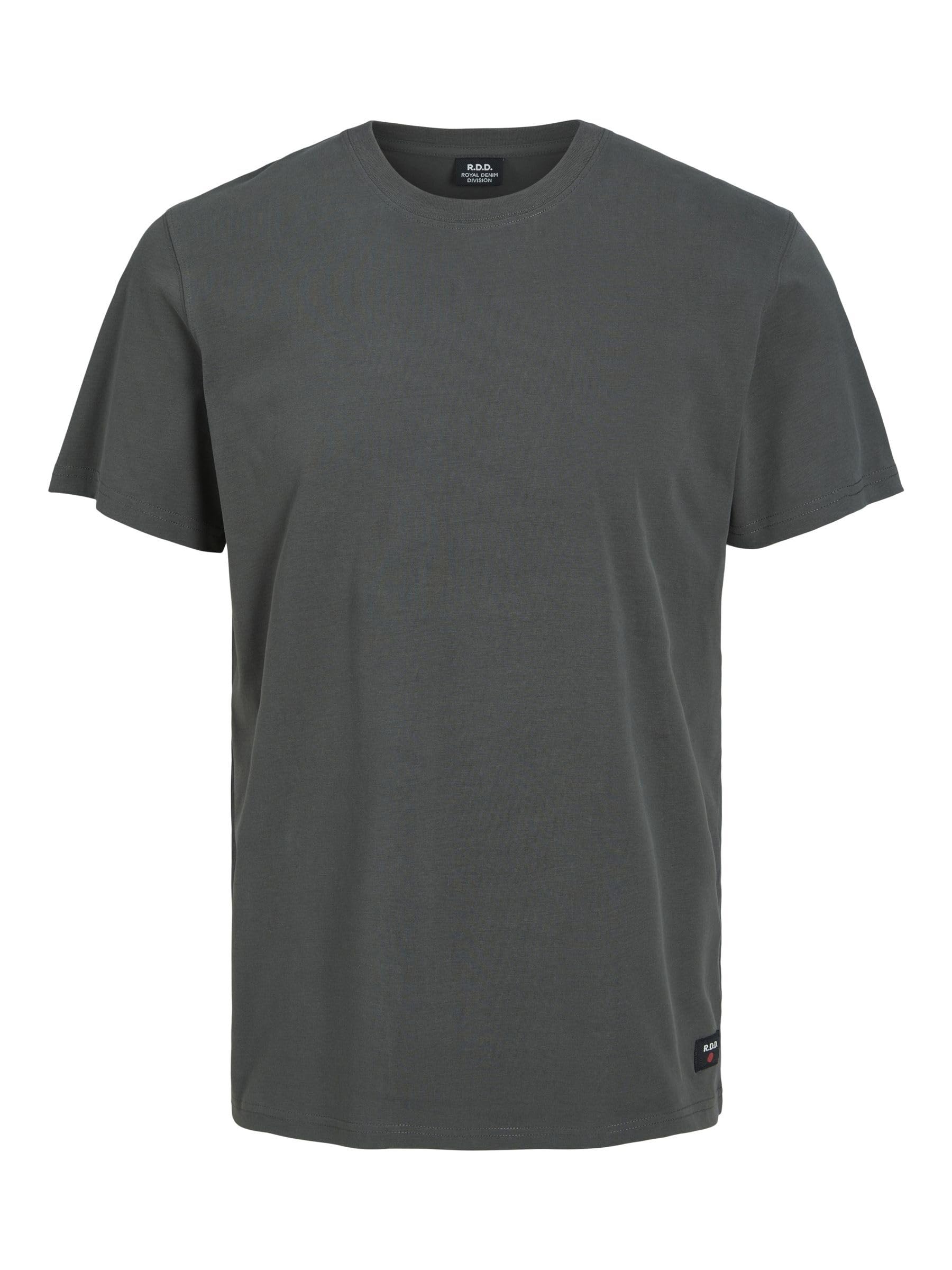 JACK & JONES T-Shirt RDD Plain Crew Neck T-Shirt