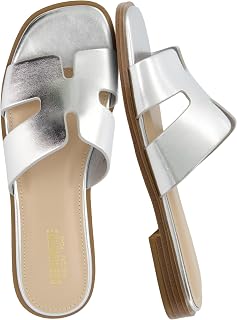 CUSHIONAIRE Voyage Women's Slide Sandal + Memory Foam - Large Widths Available
