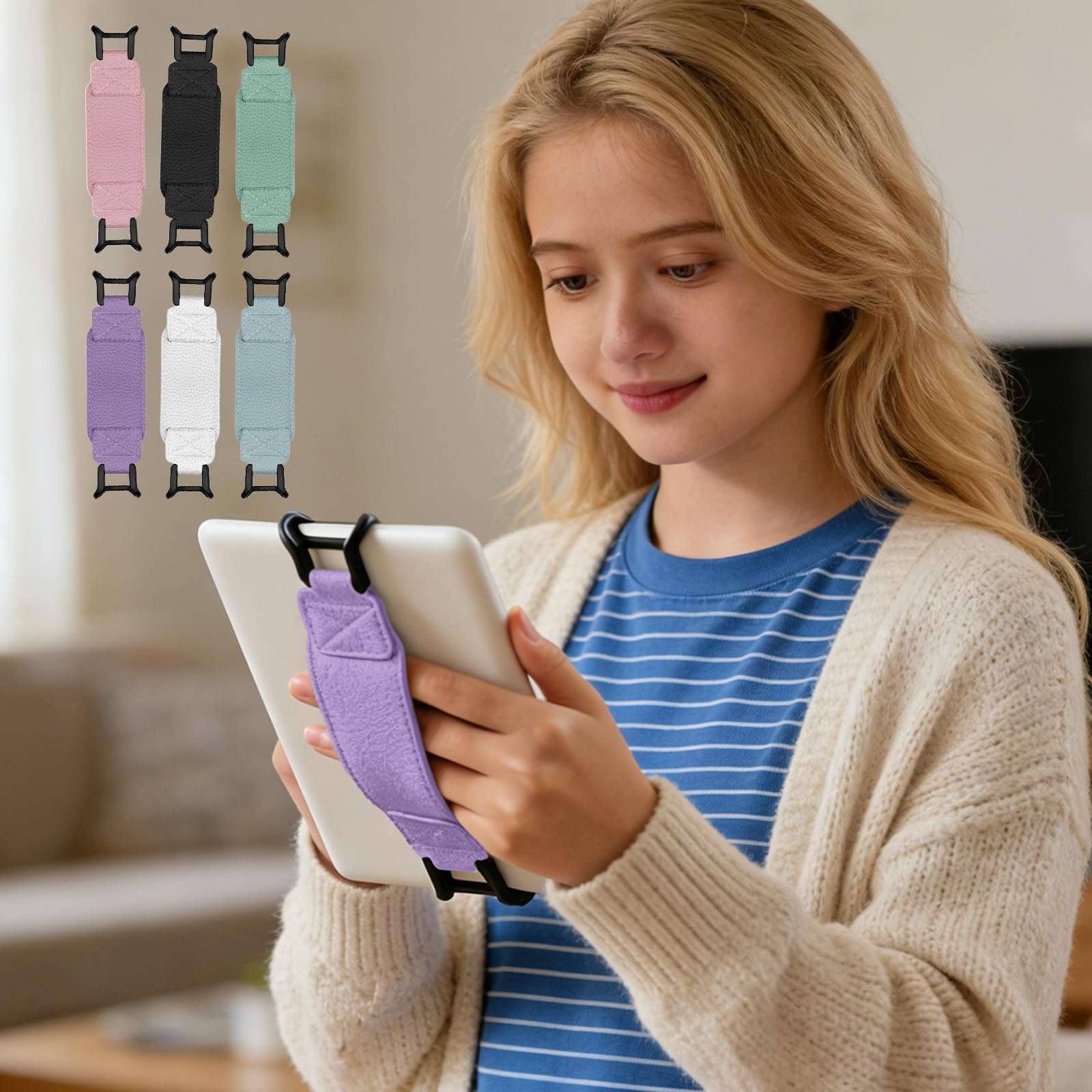 Mobile Phone Holder,Flexible and Elastic Grip Holder for Android,Secure Phone Lo