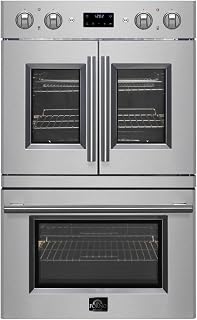 Forno Asti 30-Inch Double Wall Oven, Stainless Steel, 7.36 cu. ft. Dual True Convection, Air Fry