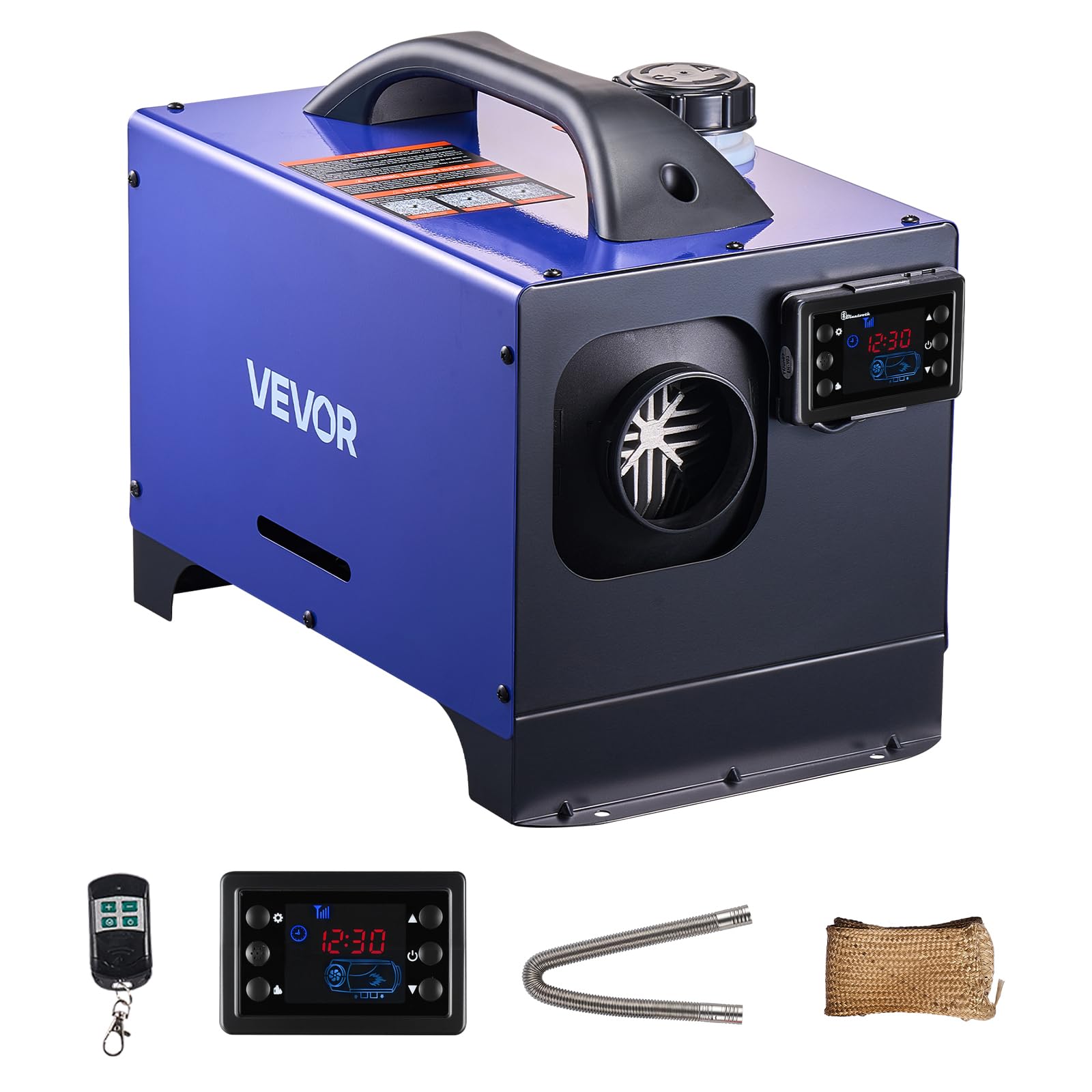 VEVOR Diesel Heater, 8KW, DC 12V/24V, All in One Portable Diesel Air Heater with