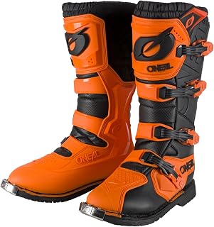 O'NEAL - Rider Pro, Rider Pro Boots, Black/White/Red, 49-15 Unisex - Adult