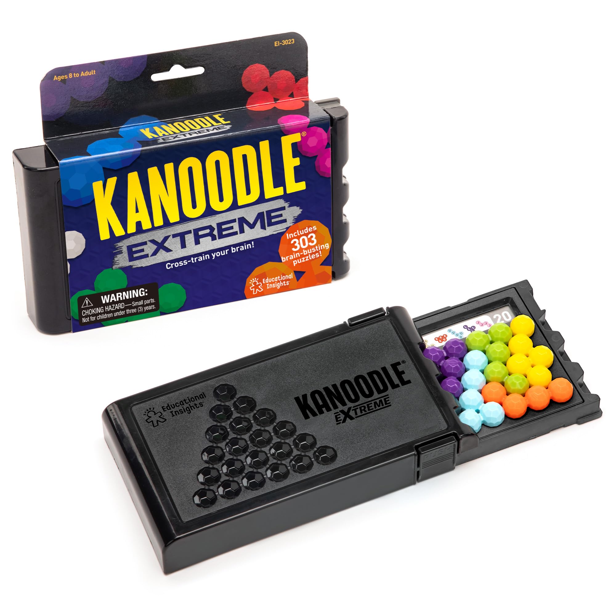 Educational Insights Kanoodle Extreme | 3D Brain Teaser Puzzles for Kids, Spatia