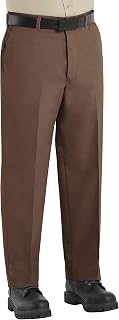 Red Kap Men's Wrinkle-Free Regular Fit Twill Blend Work Pants