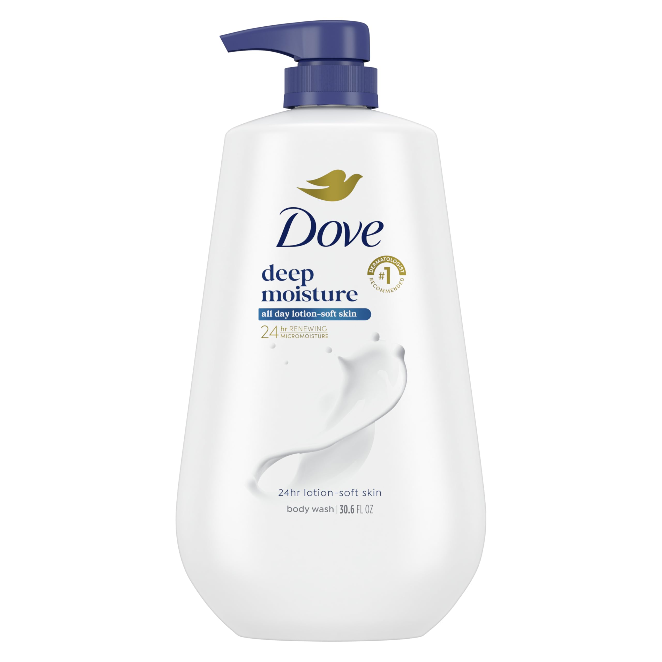 Dove Deep Moisture Body Wash, 30.6 oz Pump, Sulfate Free | Dove Deep Moisture Bo