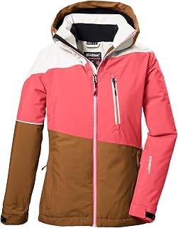 Killtec Ksw 331 Grls Ski Jckt Ski Jacket/Functional Jacket with Hood and Snow Protection Girls