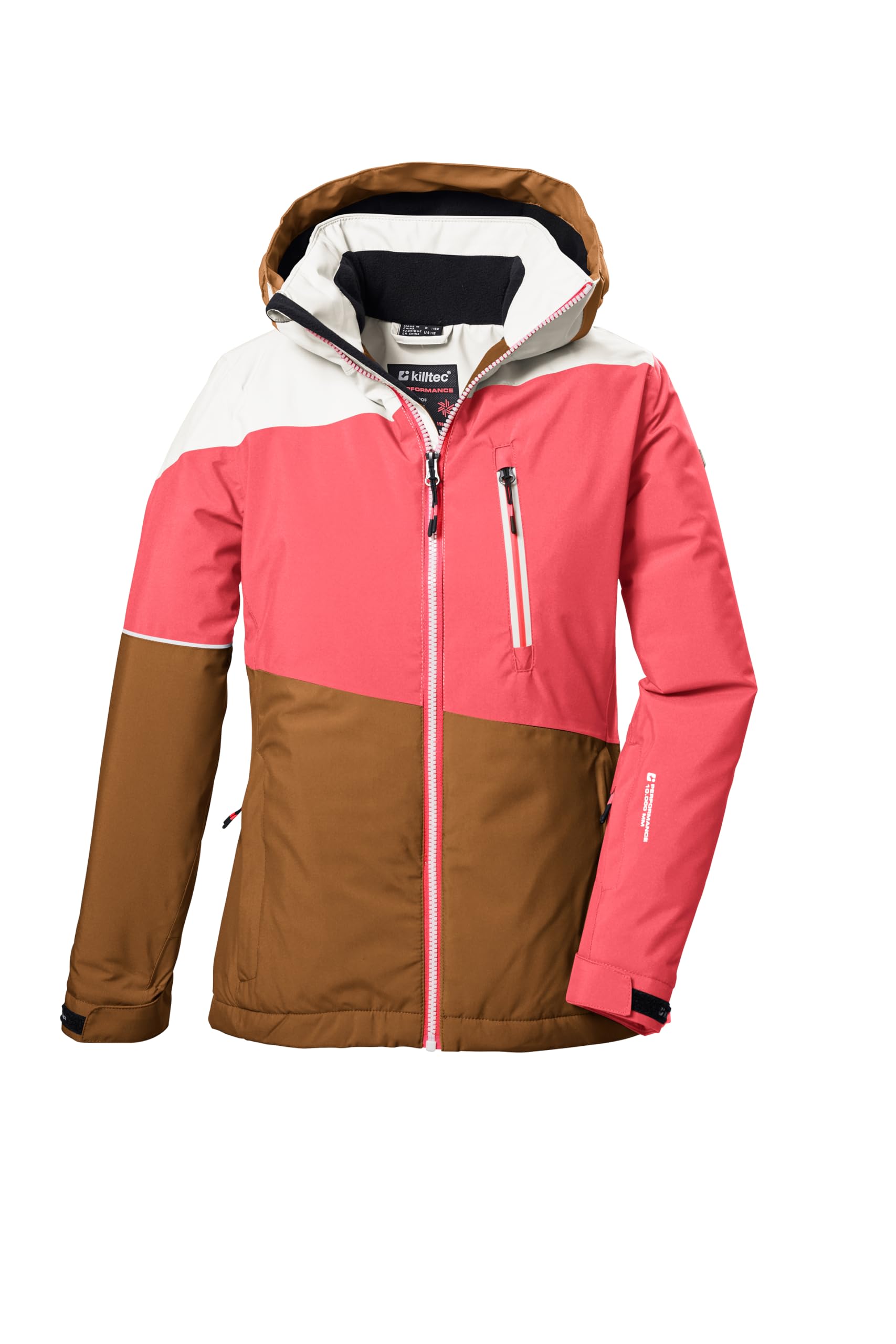 Killtec Ksw 331 Grls Ski Jckt Ski Jacket/Functional Jacket with Hood and Snow Pr