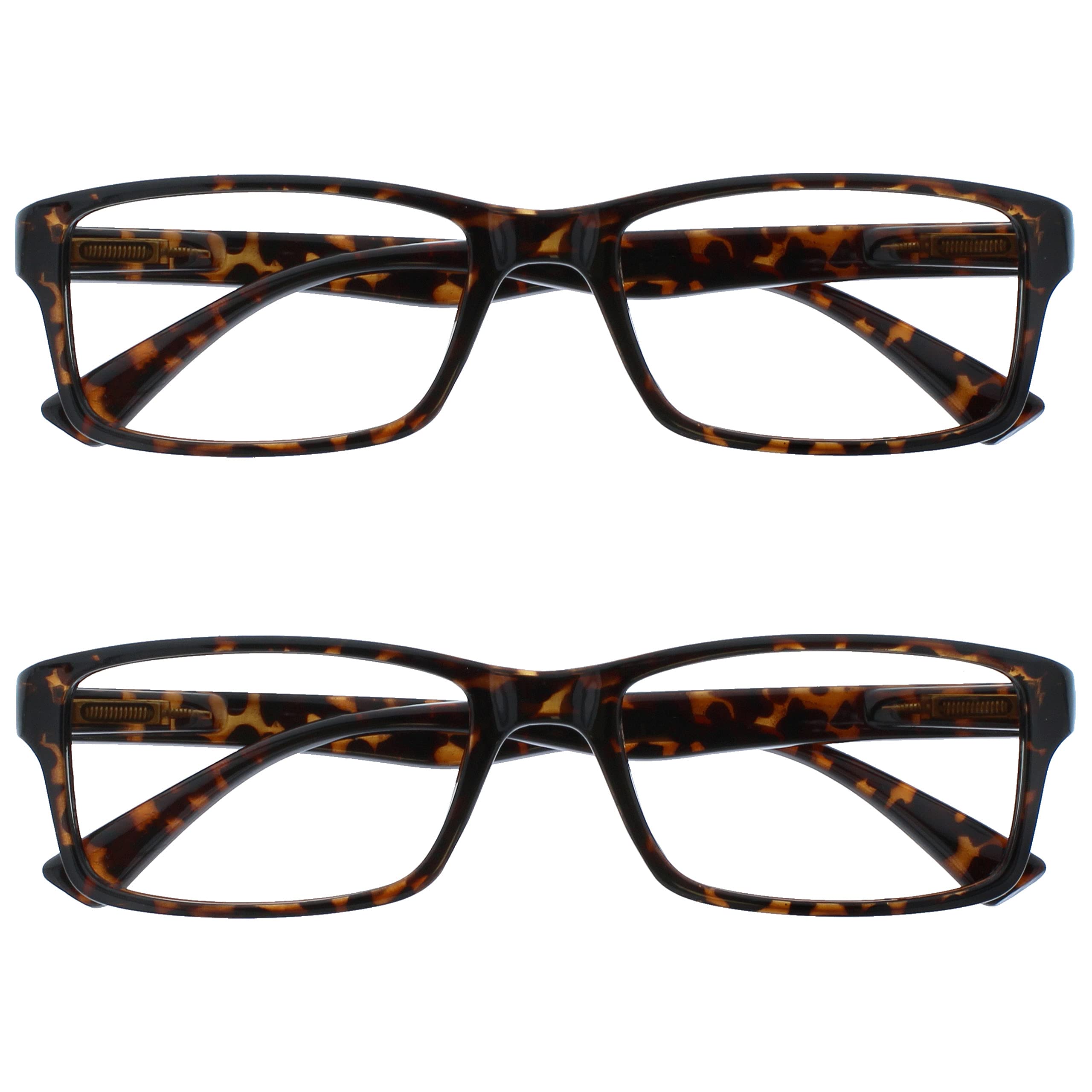 OPULIZE The Company Reading Glasses Brown Tortoise Readers Value Pack 2 Designer