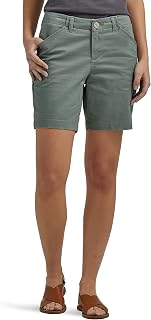 Lee Legendary 7" Chino Walkshort Women's Half Pants, Fort Green, 10